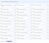 OvenFresh Cakes & Desserts menu 2