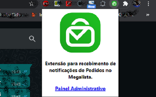 Megalista Notificações de Pedidos