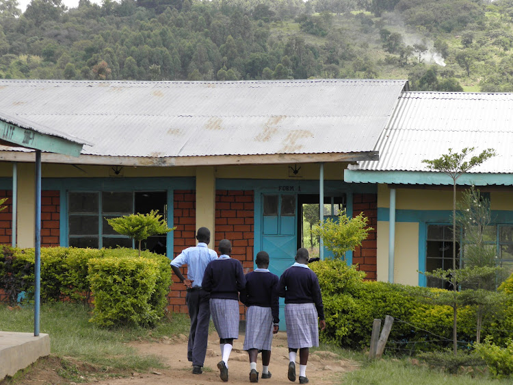 Students at St Peters Secondary school Soin