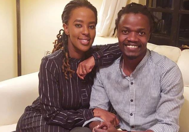 Lilian Ng'ang'a with husband Juliani