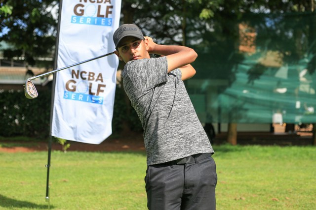 Ishan Samani, winner of the boys category age group 15-18 at Thika Sports CLub