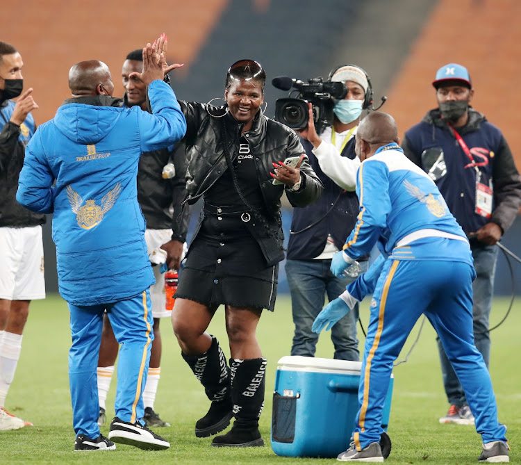 Royal AM owner Shauwn Mkhize is amazed by her team's performance in their first season in the DStv Premiership.