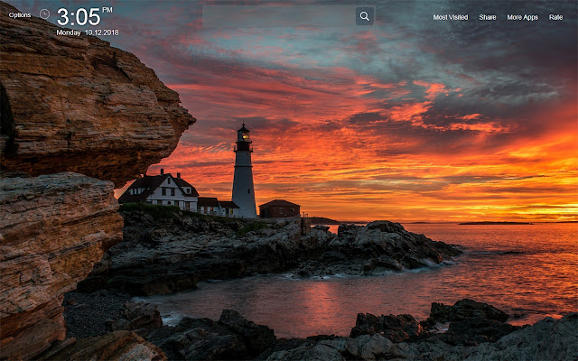 Lighthouse Wallpapers Theme New Tab