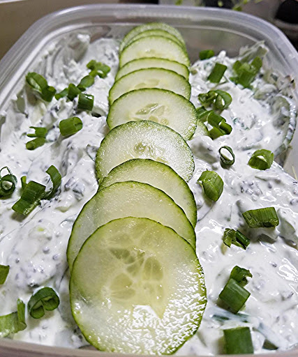 Fiber Enriched Sour Cream & Chive Cucumber Salad