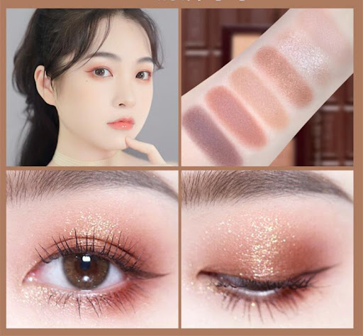 Title 5, Net Red Taro Milk Six-Color Eyeshadow Palette f...
