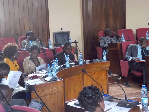 Bungoma county assembly during past session