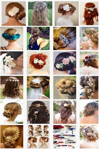 Hairstyles With Flowers