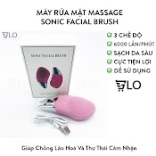 Máy Rửa Mặt Massage Nâng Cơ Mặt 3 In 1 Sonic Facial Brush Cao Cấp, Chống Nước Tuyệt Đối