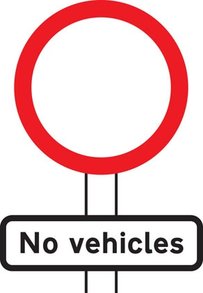No vehicles