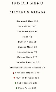 Kipling Cafe menu 8