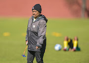 Banyana Banyana coach Desiree Ellis during the team's training session at University of Johannesburg as they continue preparations for the World Cup.