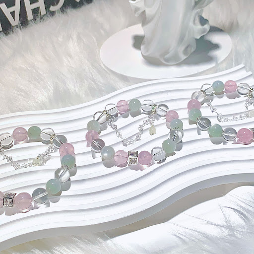 Title 1, Natural Crystal Bracelet DIY Tassel Bracelet Or...