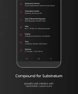 Compound for Substratum (Android Pie/Oreo/Nougat) Ekran görüntüsü