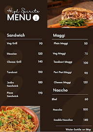 High Time menu 5