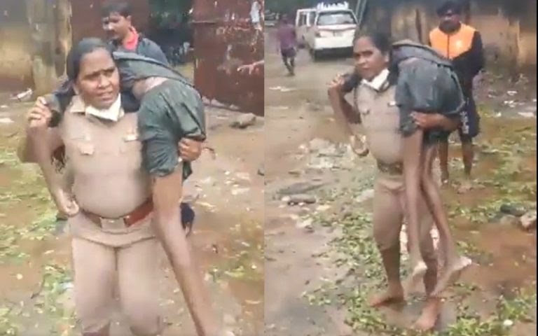 Inspector Rajeshwari: Chennai cop lauded for rescuing unconscious man