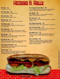 The Burger Barn Cafe menu 8