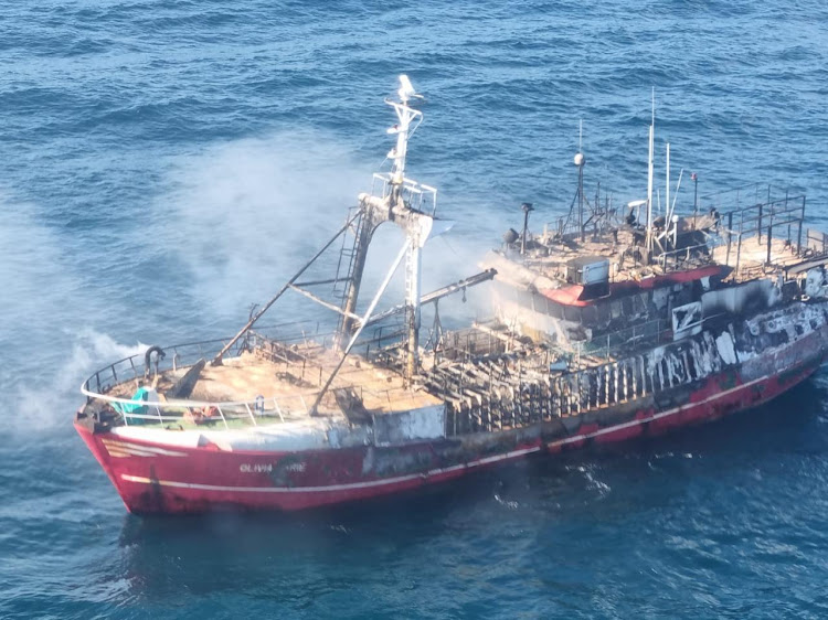 Late on Friday, SAMSA said the vessel had since been sighted by another ship, the F/V Langenberg at a point where it was some 3.5 nautical miles from the abandoned fishing vessel, in an approximate position 34 11.8 S018 19.8 E from the Coast South of Scarborough.