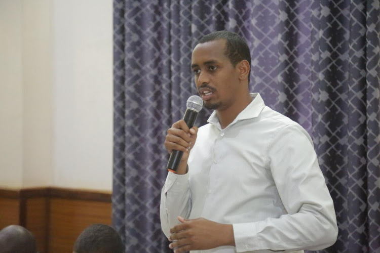 Mandera county chief officer for devolved units and enforcement Yussuf Dido in Mandera town on Friday, November 8, 2019