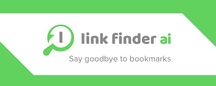 Link Finder ai - Say goodbye to bookmarks marquee promo image