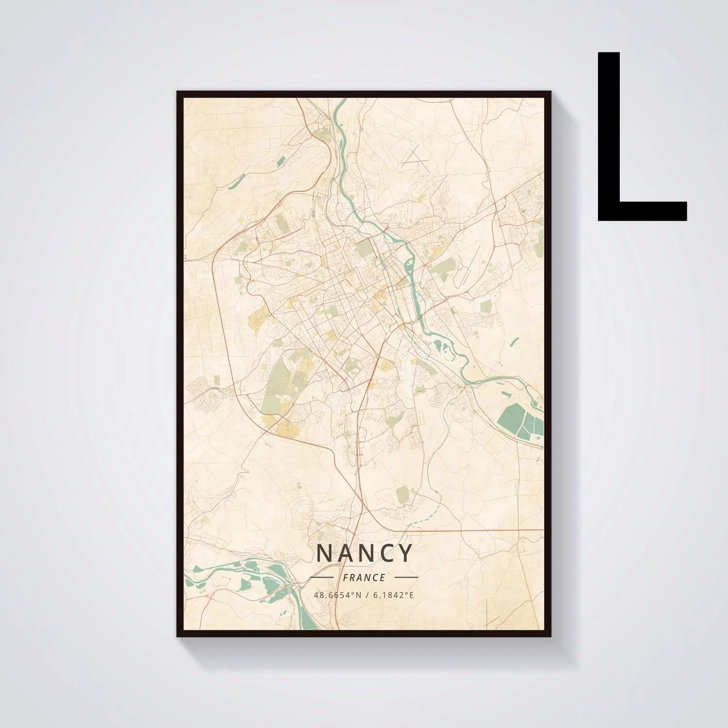 Title 11, Affiche Peinture sur Toile Paysage Vintage de G...