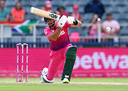 Aiden Markram on his way to top scoring for the Proteas with 175 in their dominant 146-run ODI victory against the Netherlands at the Wanderers on Sunday.