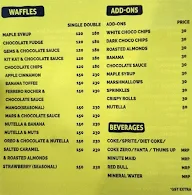 Wok & Waffle menu 1