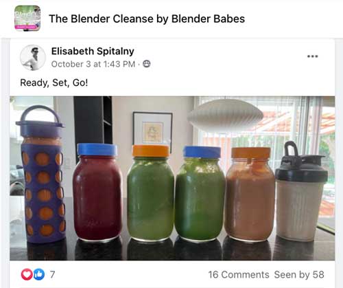 Elisabeth  juicing