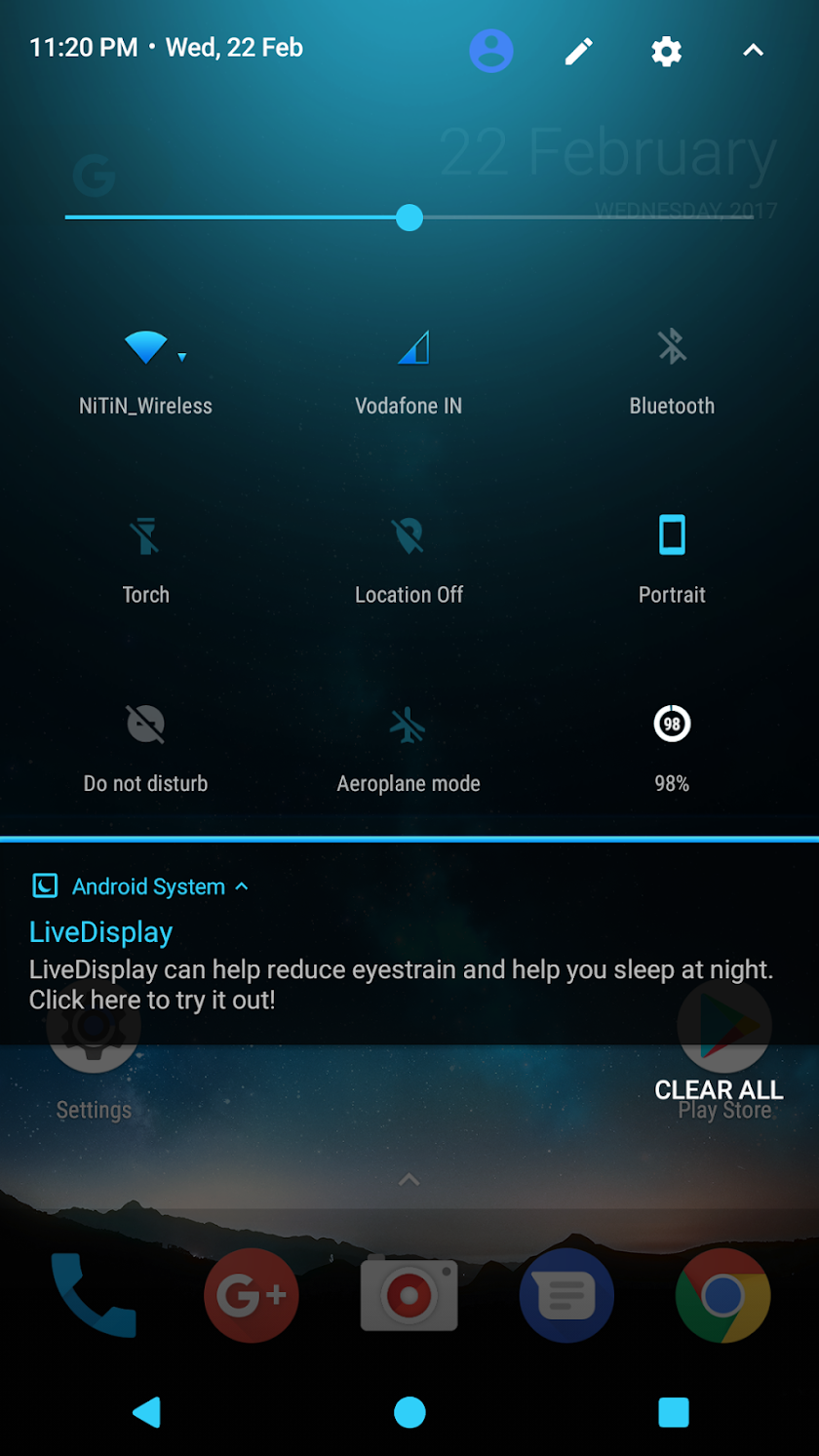 [Substratum] Neon Blue Theme Screen 3