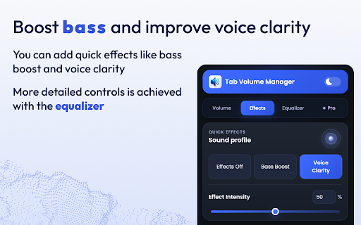 Tab Volume Manager screenshot 2