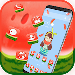Cover Image of Download Yummy Watermelon Theme 1.4 APK