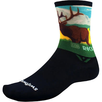 Swiftwick Vision Six Impression National Park Socks - 6 inch Rocky Mountains