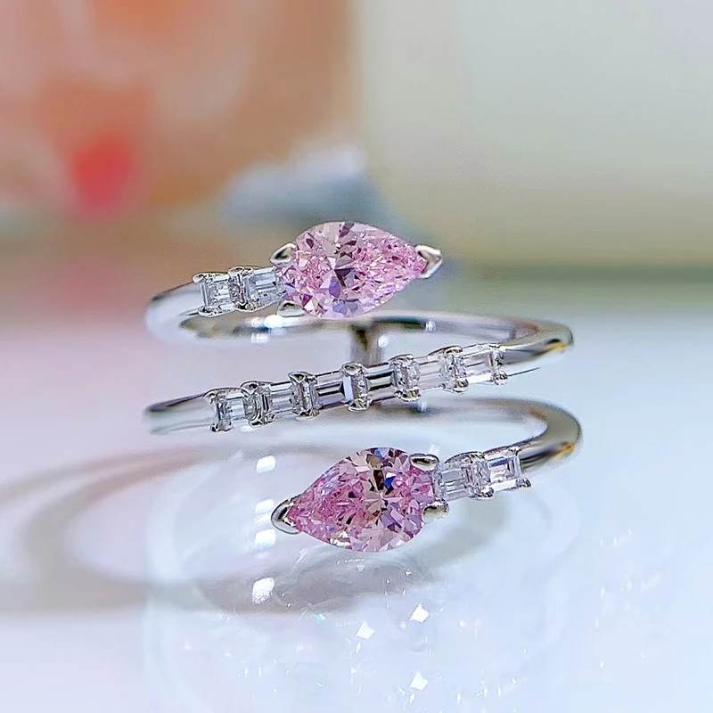Damesring van 925 zilver, een modieus en veelzijdig accessoire, past bij elke outfit, perfect voor dagelijks gebruik en speciale gelegenheden.