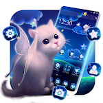 Cover Image of Download Blue Night Fairy Cat Theme 1.1.3 APK