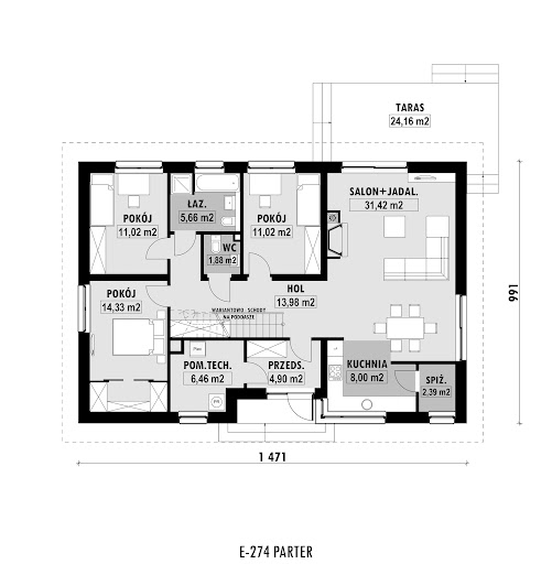 E-274 - Rzut parteru