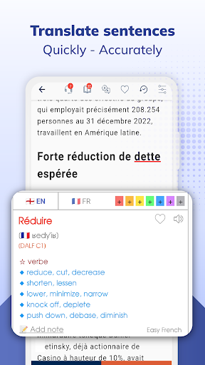 Screenshot Todaii: Learn French by news