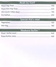 Royal Rasoi menu 2