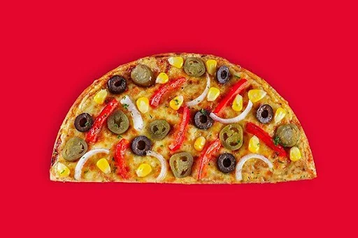 Garden Fresh Veggie Semizza (Half Pizza)(Serves 1)