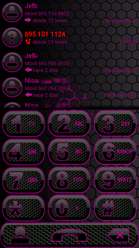 THEME DARK SPACE PINK EXDIALER