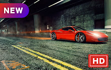 Cool Red Sports Car Theme-New Tab Page small promo image