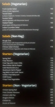 Raj Palace menu 2