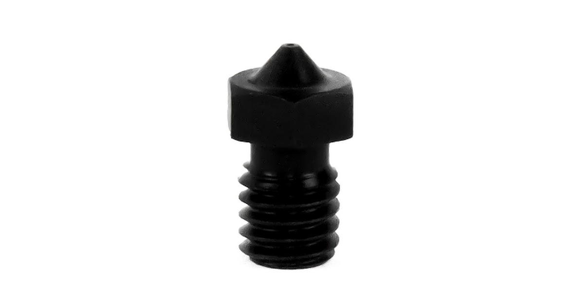 New Hardened Steel Nozzle 0.3-0.6mm V6 Nozzle Compatible Carbon Fiber  Filament For V6 3d Printer Accessories Matrix Extruder - AliExpress