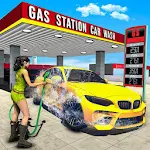 Cover Image of Скачать Gas Station Car Wash Service : Car Mechanic Games 1.0.3 APK