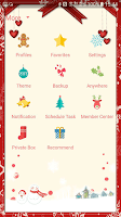 Christmas card skin (Next SMS) Screenshot