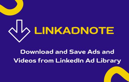 LinkAdNote: Video Downloader for Linkedin™ small promo image