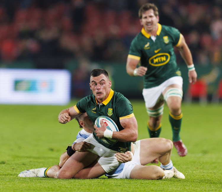 Jesse Kriel of the Springboks during The Rugby Championship match against Argentina at Ellis Park on July 29, 2023.