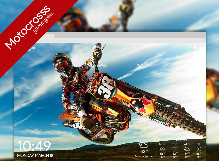 Motocross HD Wallpapers New Tab Preview image 1