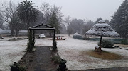 Snow at St Bernard's Peak Mountain Lodge in the Drakensberg