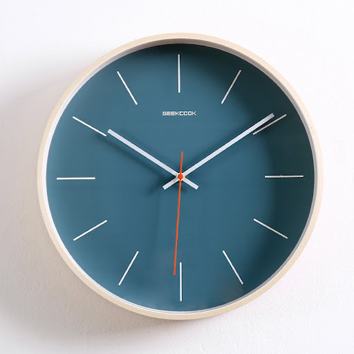 Title 8, Modern Minimalist Wall Mute Clock for Living Ro...