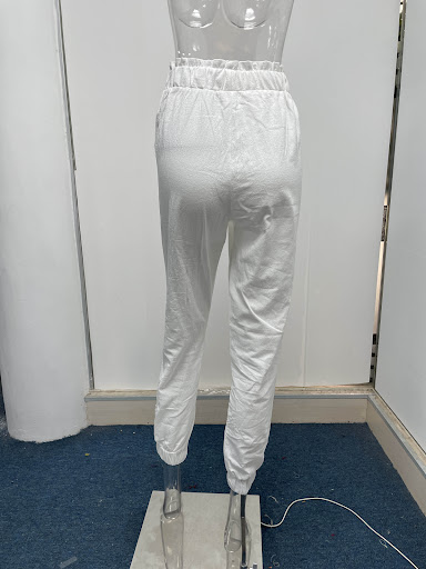 Title 23, New Casual Pants with Ruffled Elastic Belt, Hig...