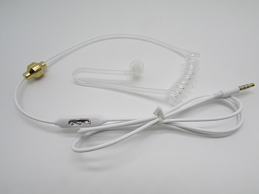 Title 6, Single Side Anti Radiation Air Tube Headset Wit...